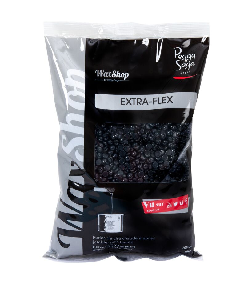 Peggy Sage - Hete ontharingswasparels 800g - Zwart Extraflex