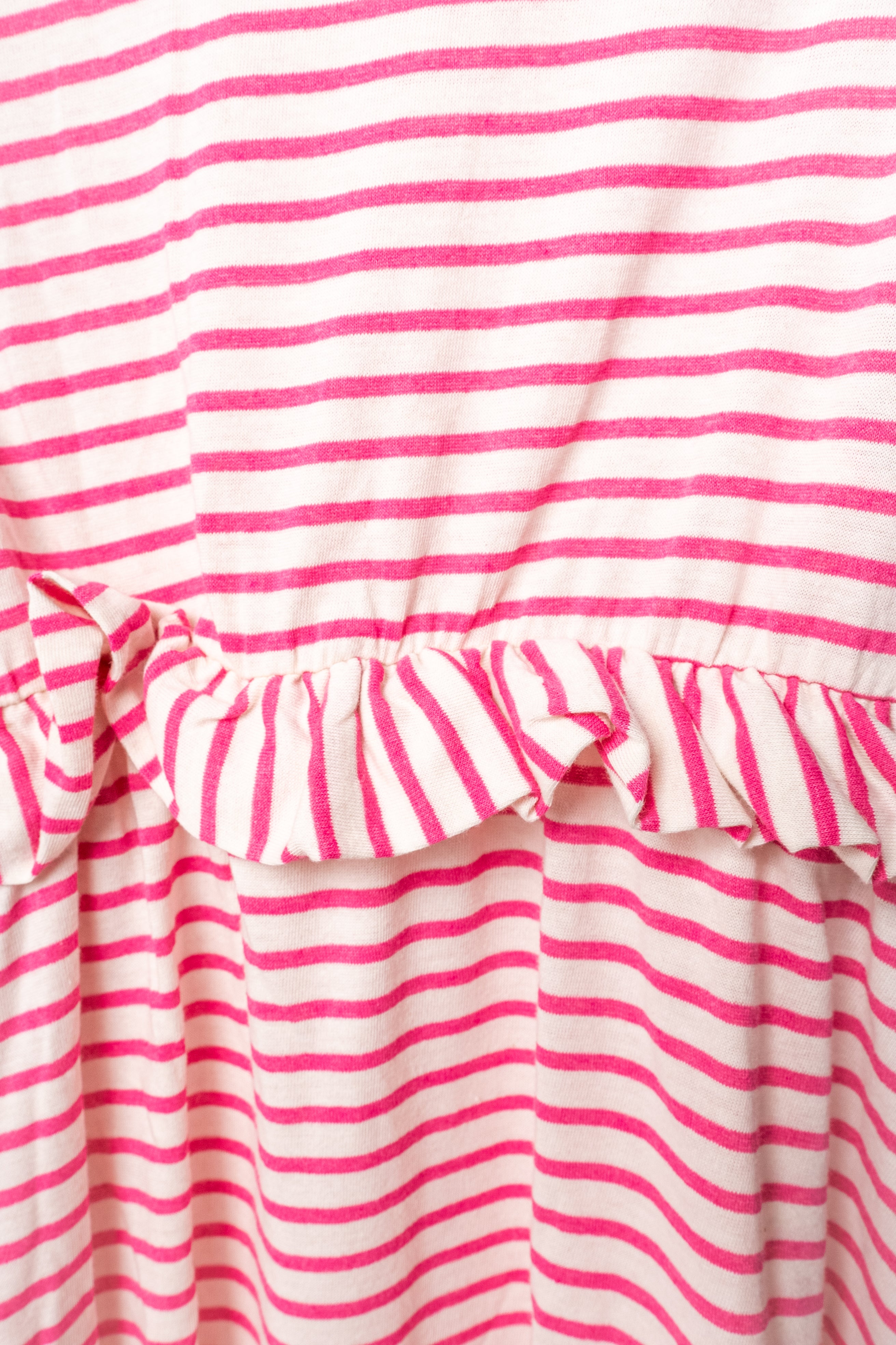 Dixie - Striped dress white/pink