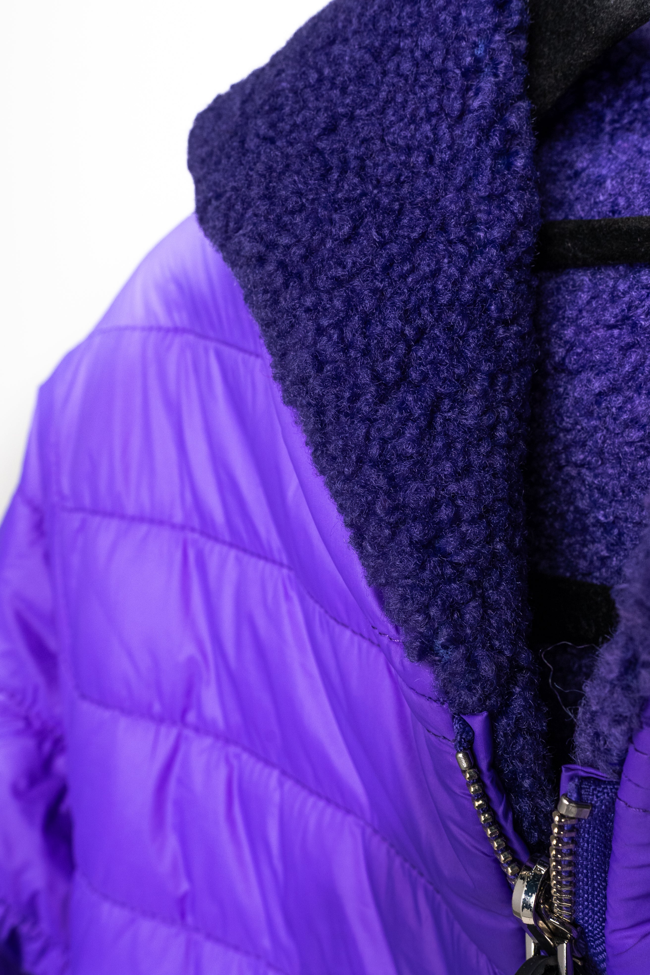 Freedomday - Reversible teddy jacket purple