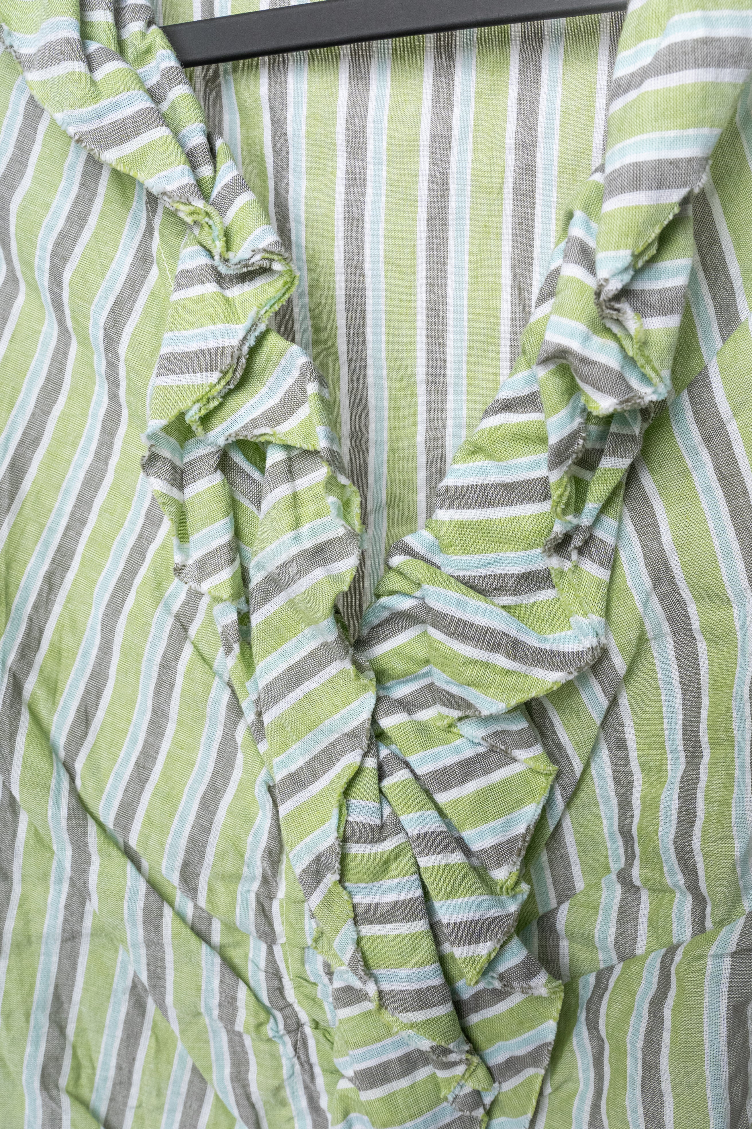 Gossip - Blouse Green striped