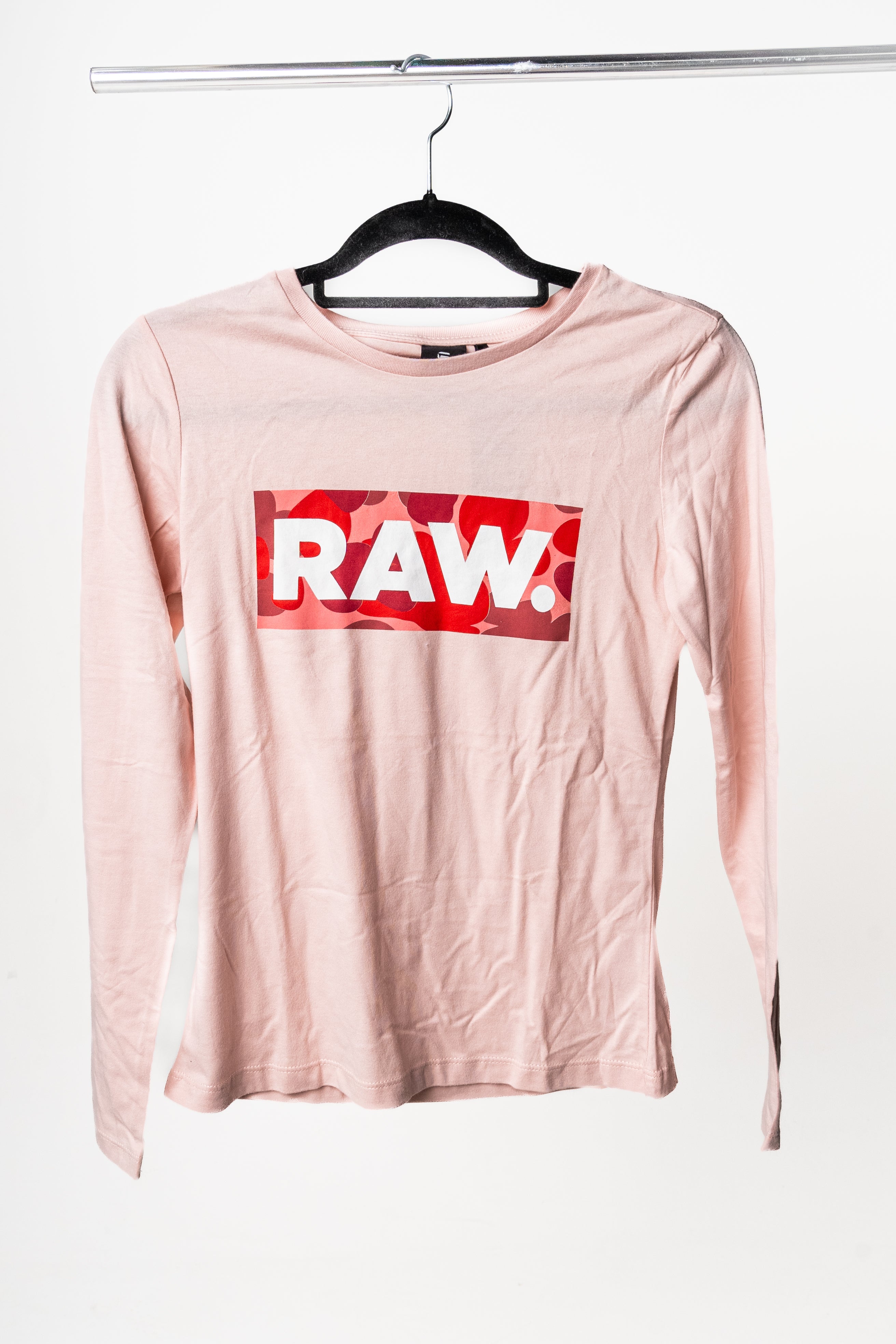 G-STAR - RAW Pink Long Sleeve T-shirt