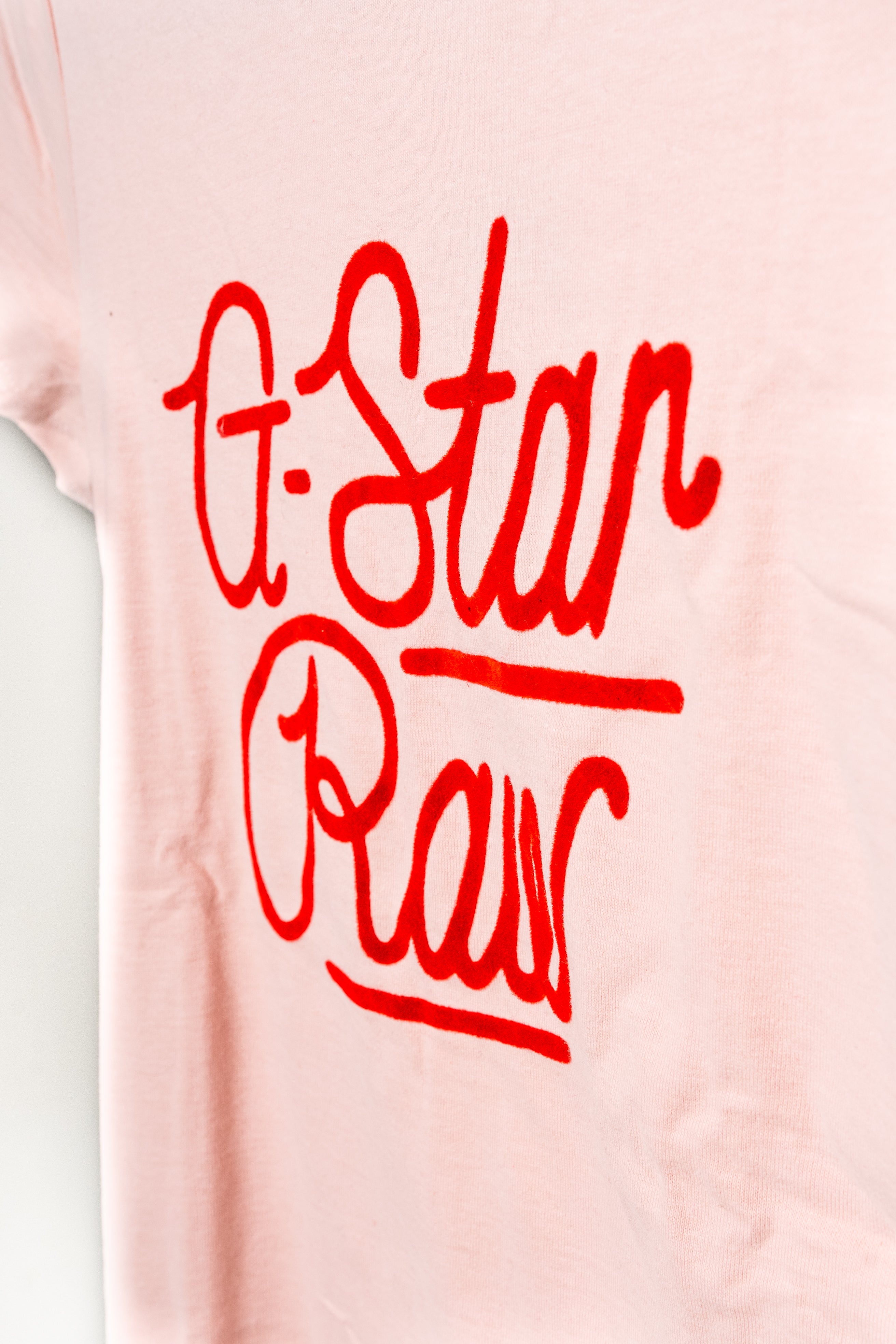 G-STAR - Pink short Sleeve T-shirt