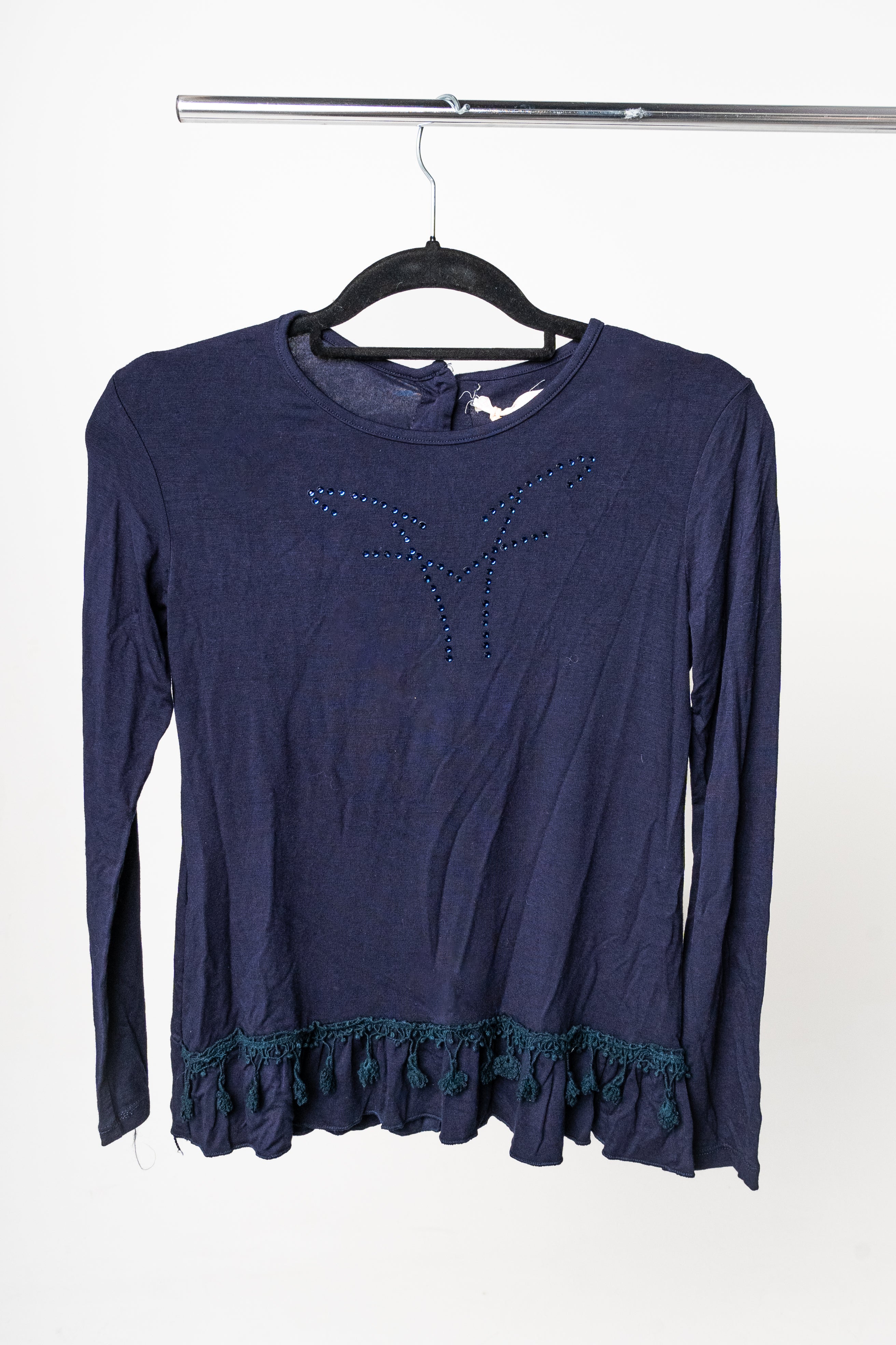 Fracomina - T-shirt Navy strass