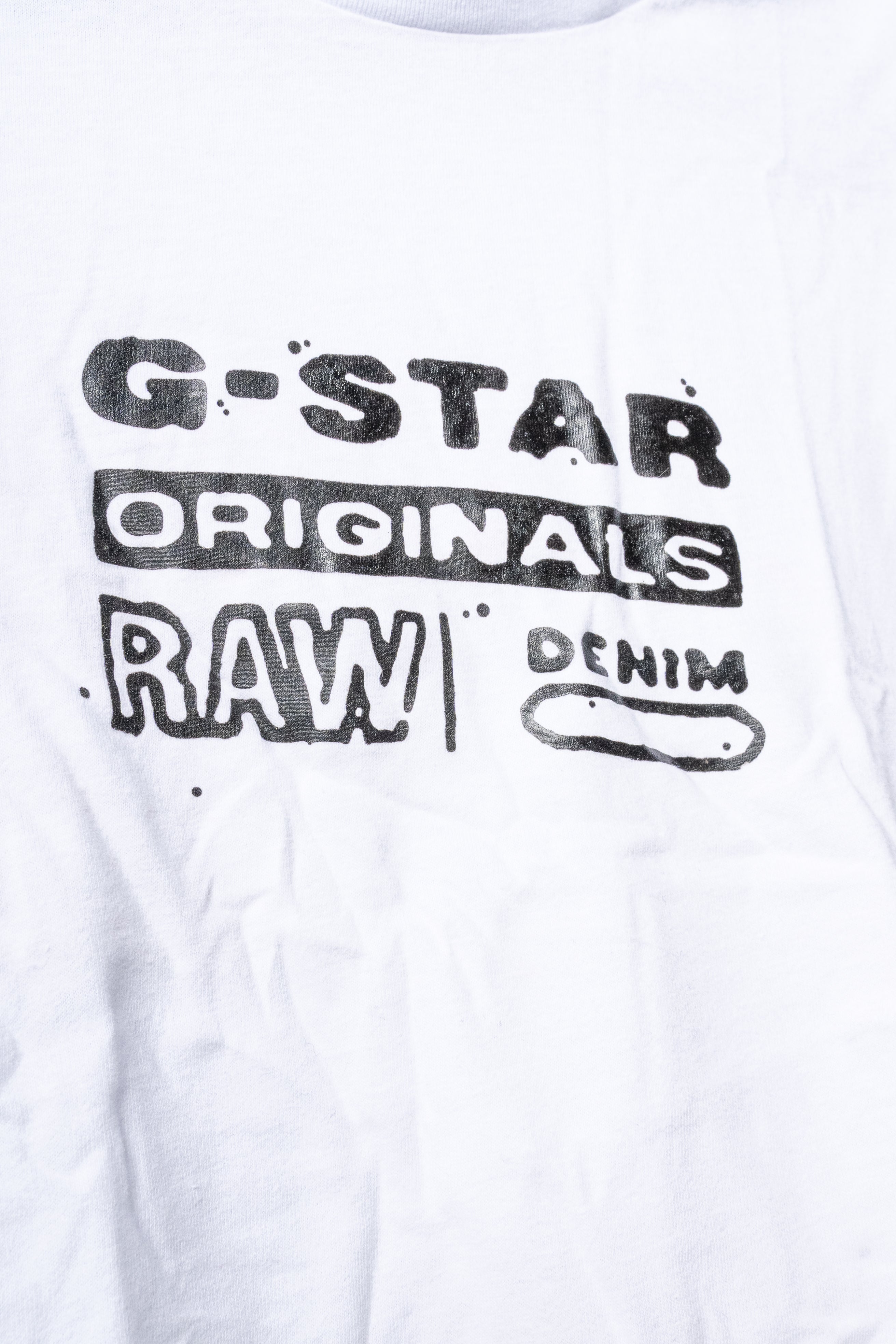 G-STAR - T-shirt white logo