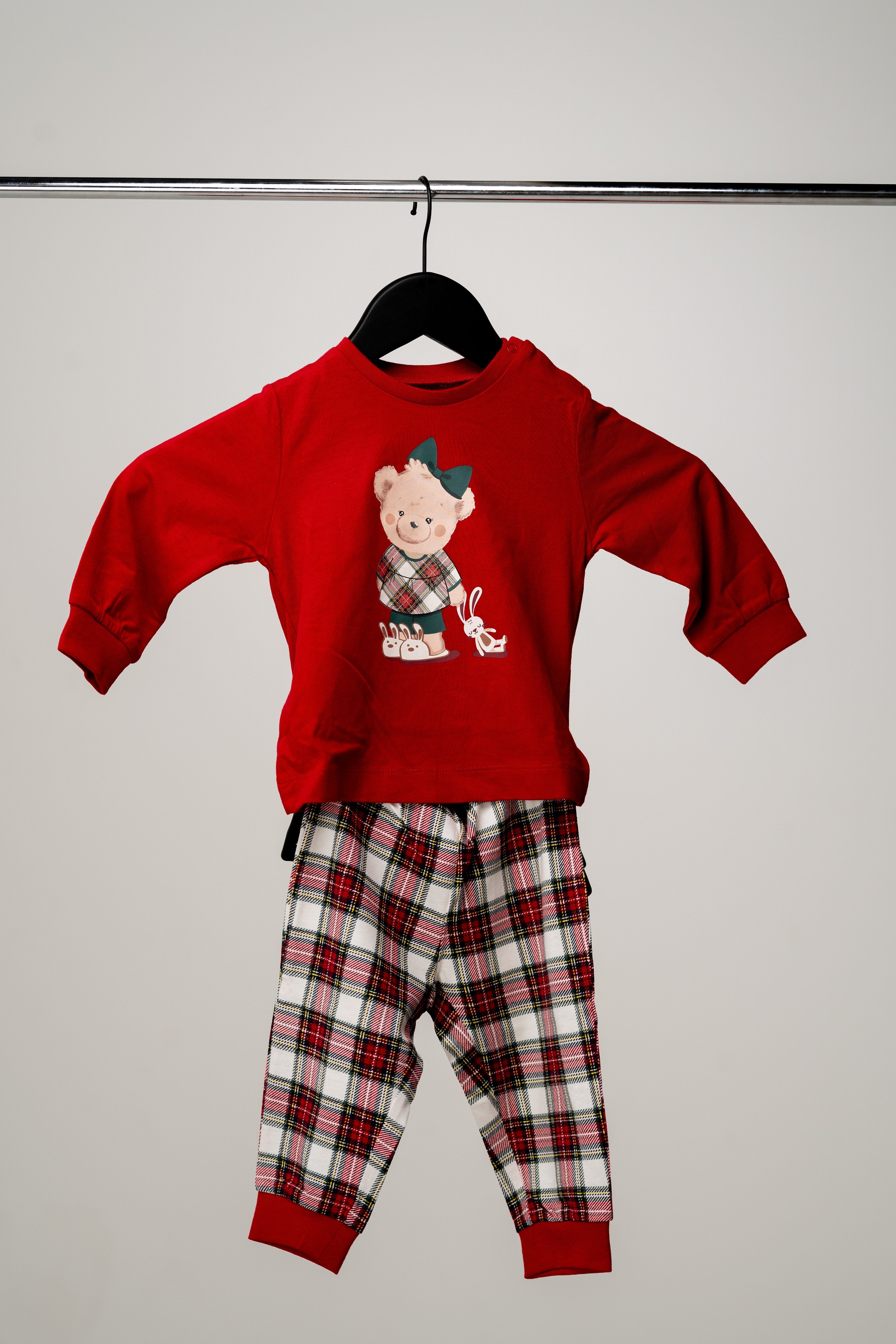 Mayoral - Babygirl christmas pyjamas red bear