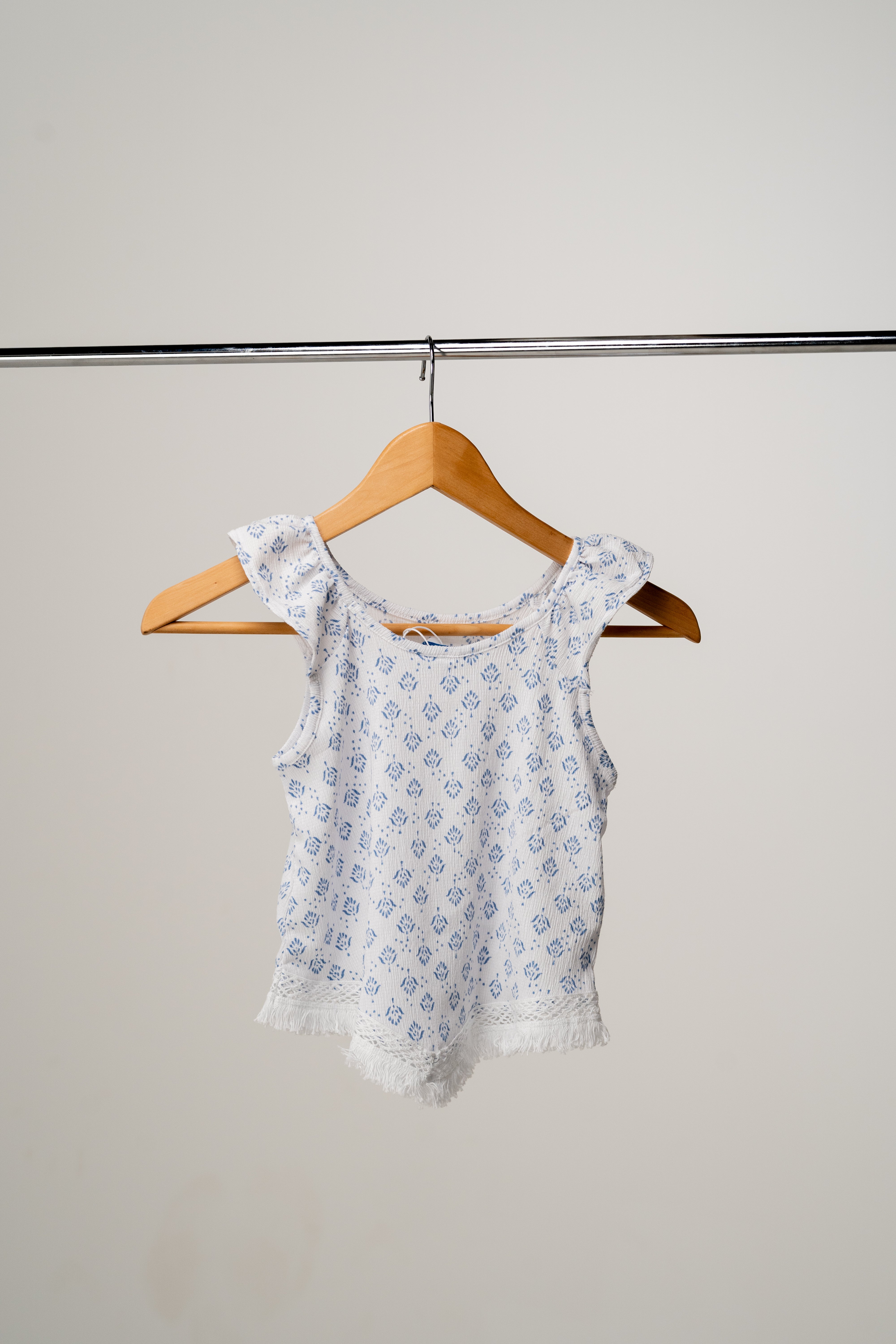 Mayoral -  Girl top greek style blue white