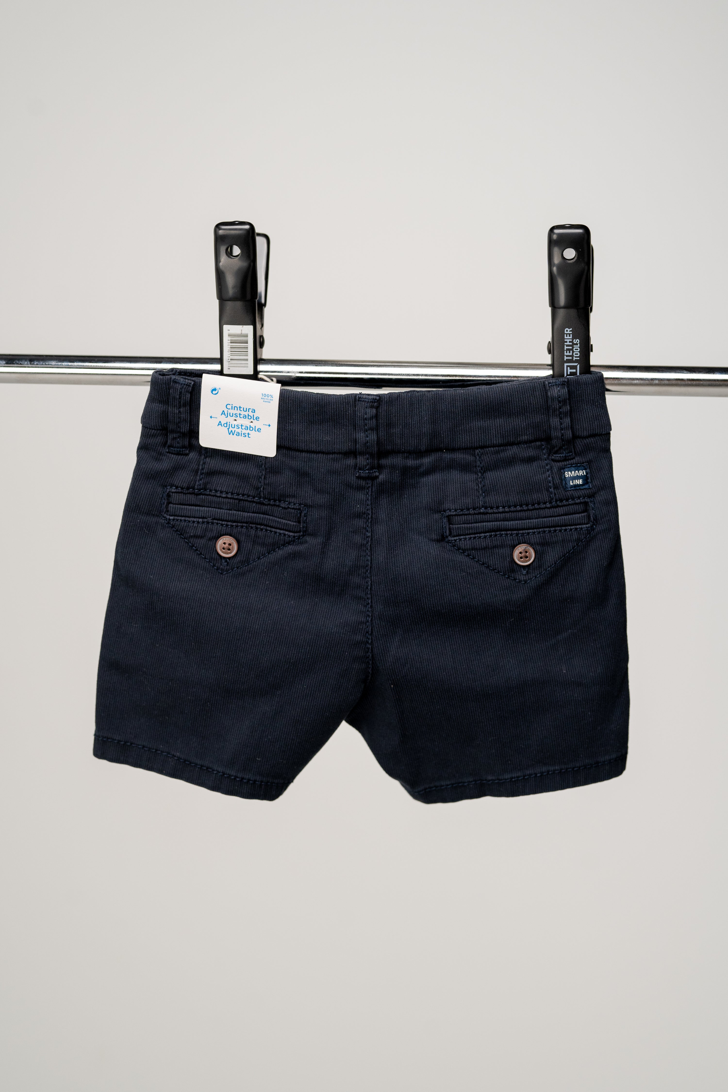 Mayoral - Babyboy ribbed shorts navy