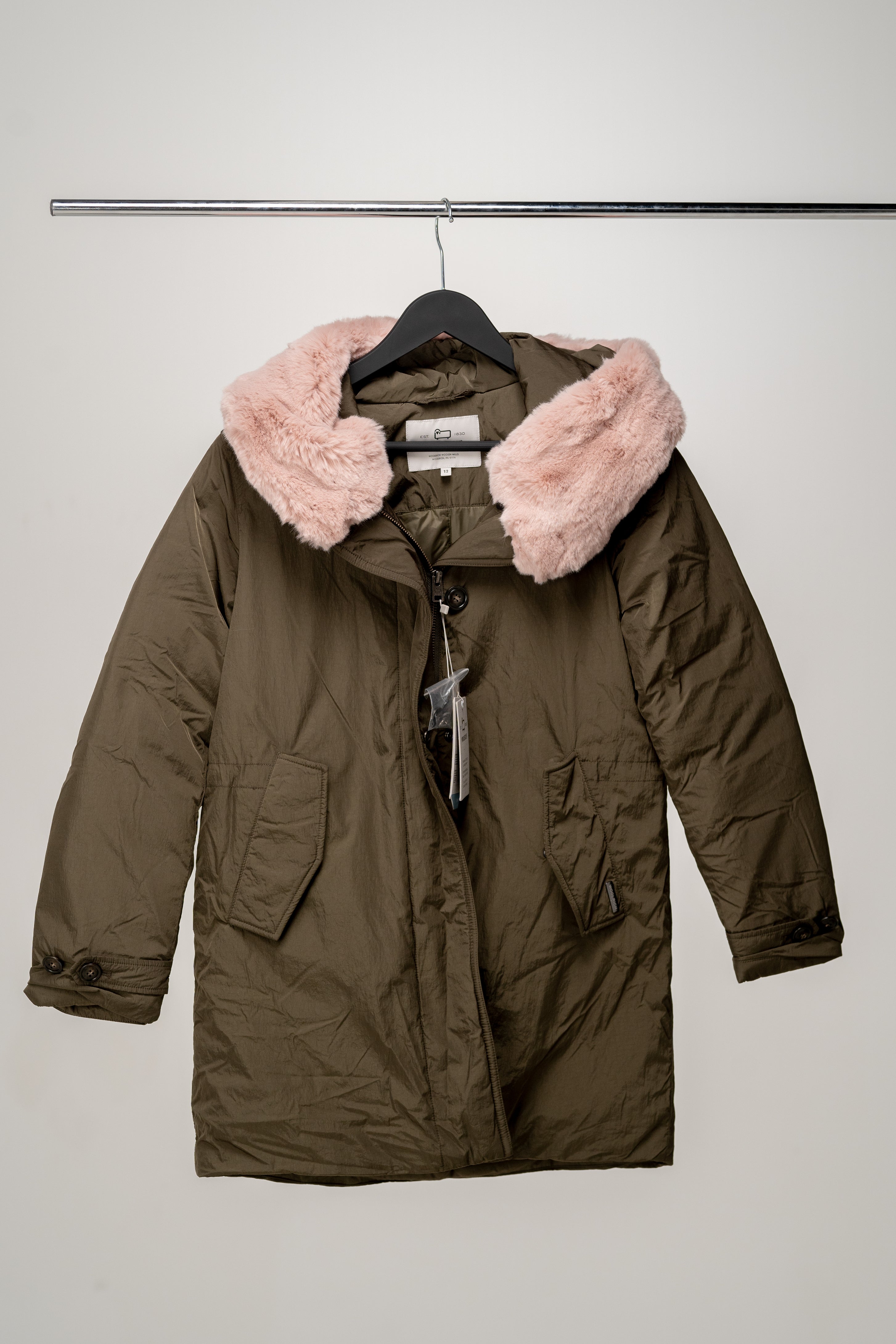 Woolrich - Literary sleek parka dark green