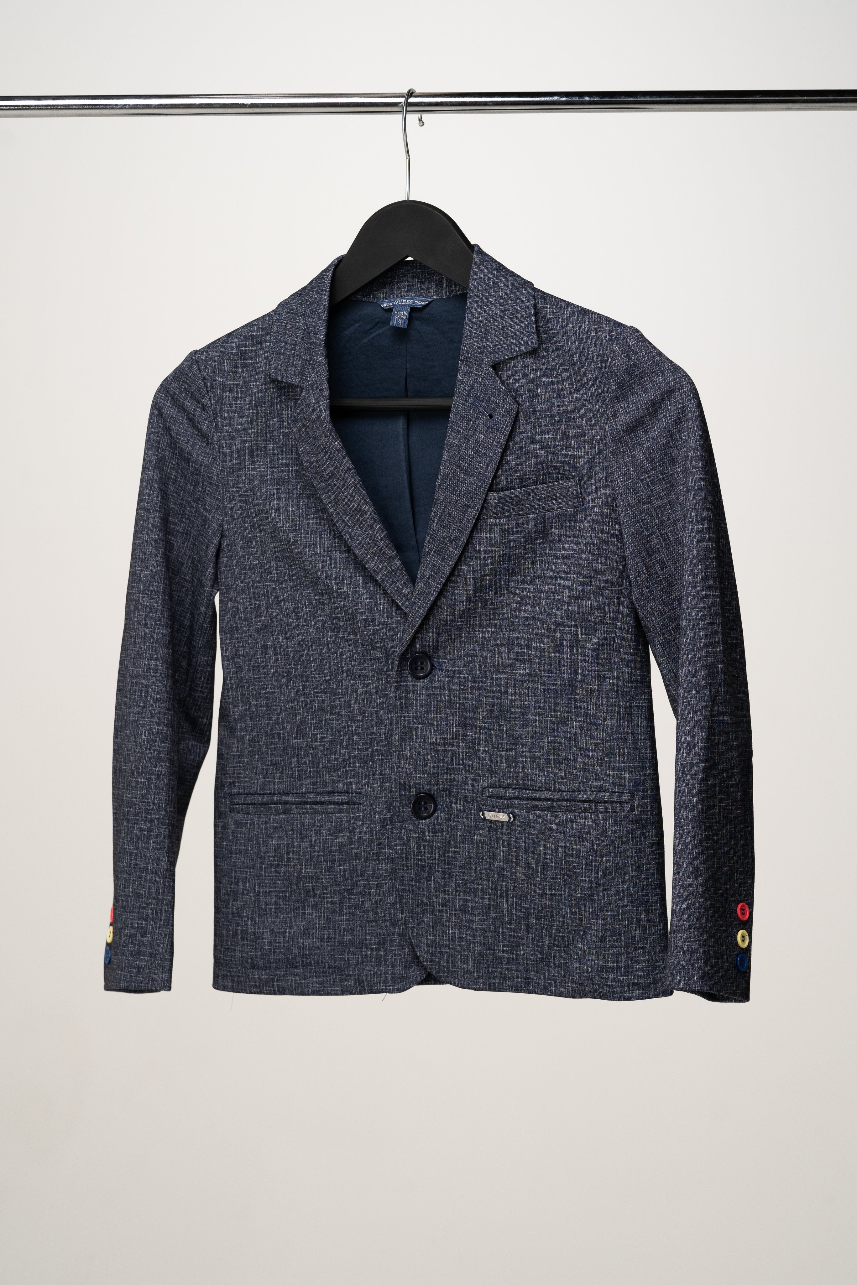 GUESS - Boy punto milano ceremony blazer heather blue