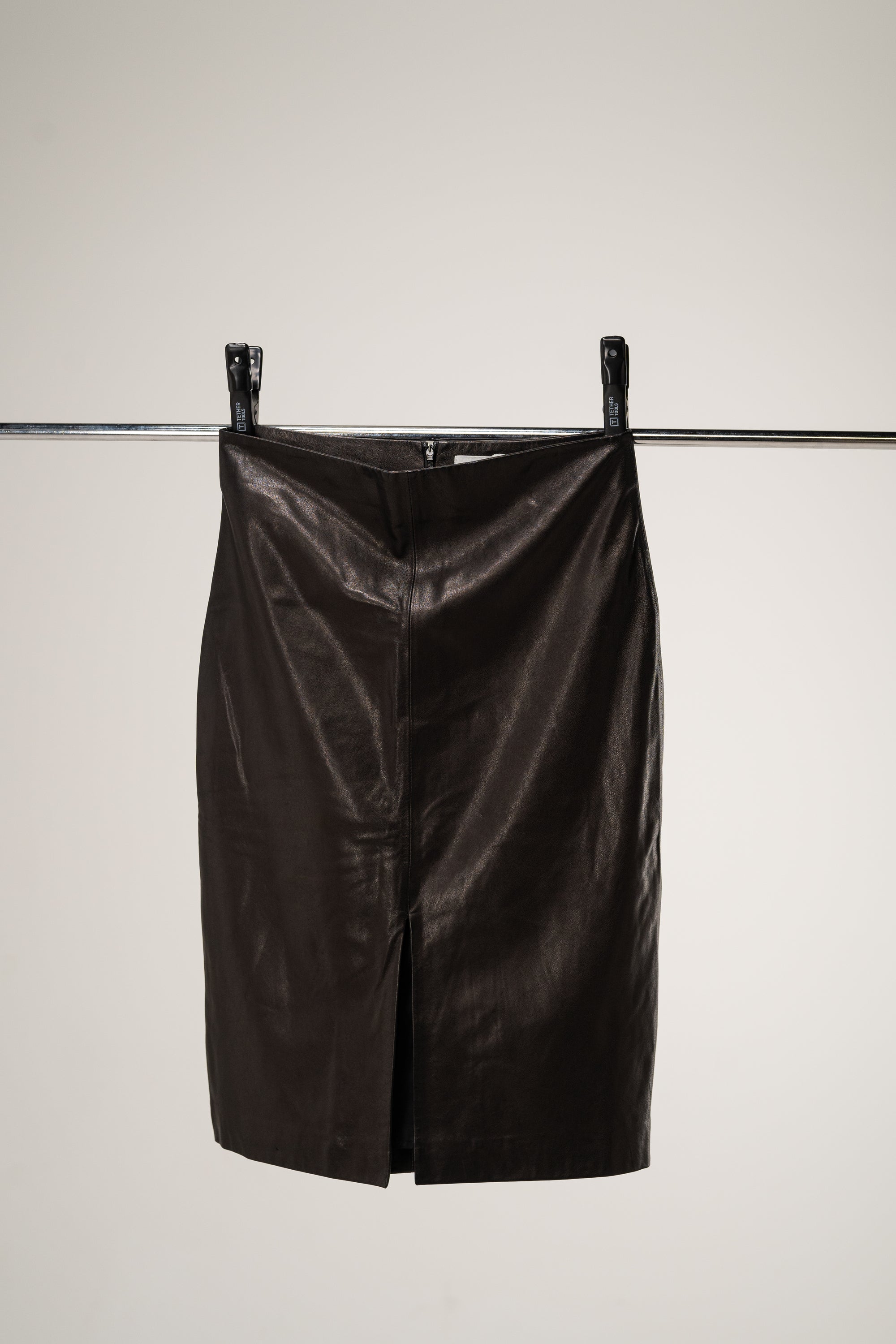 Closed - Nel Leather Skirt 100 Black