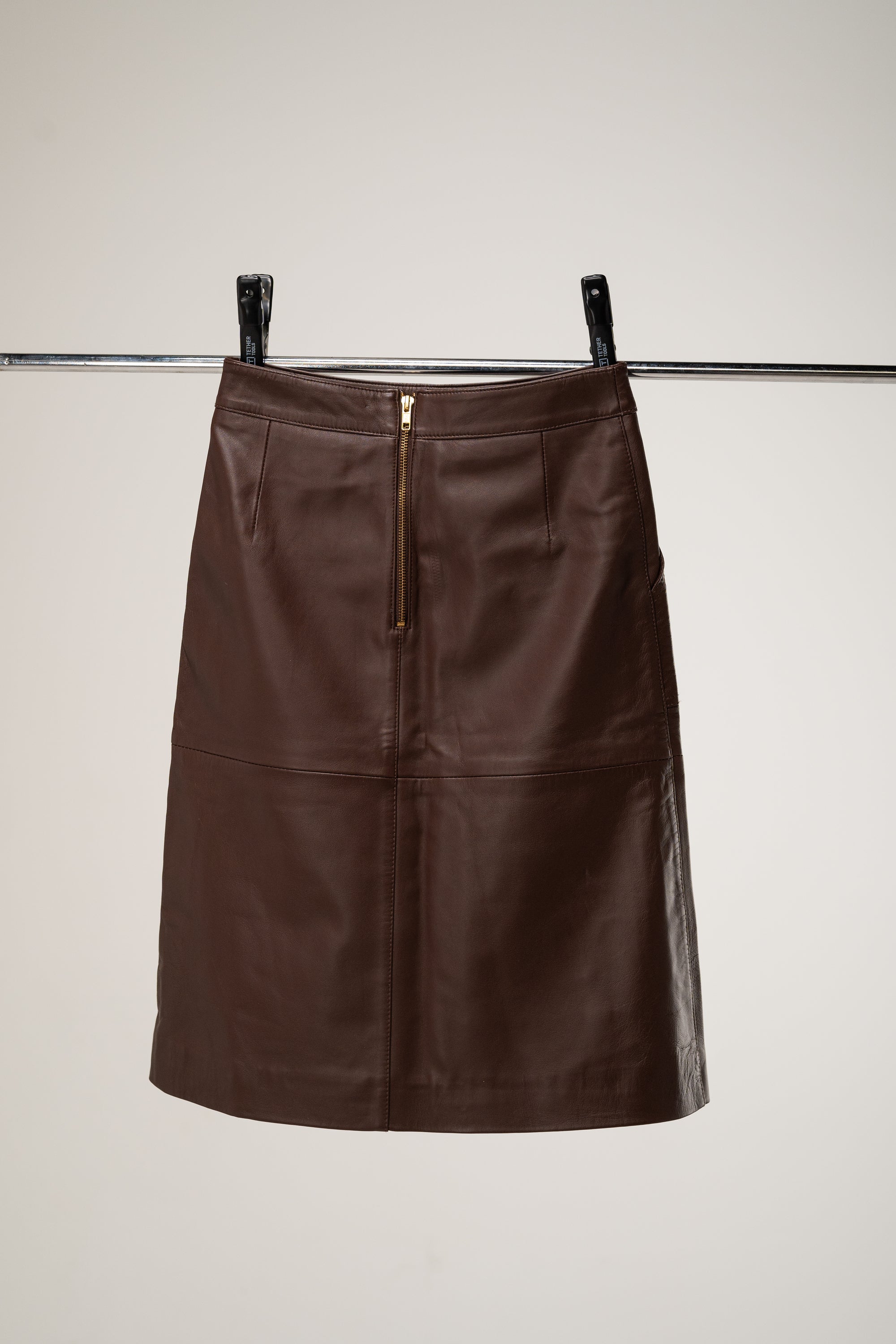 Stella Nova - Nicoline Skirt Leather 869 Brown