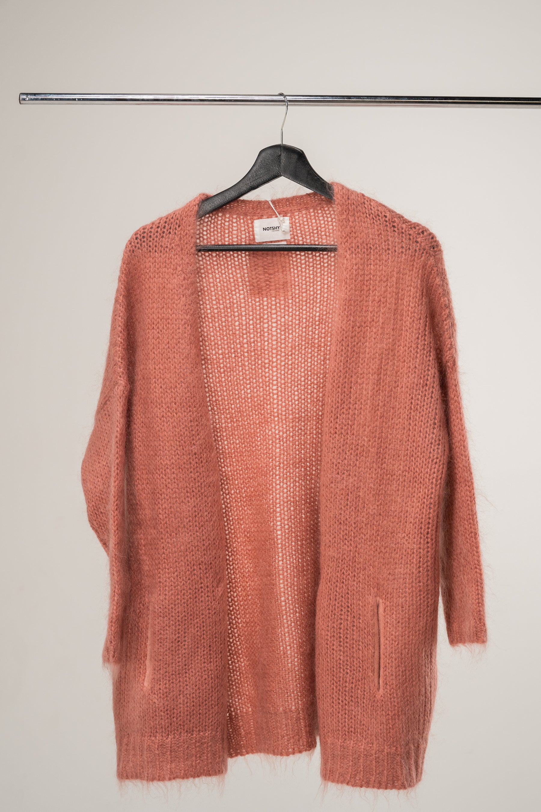 Not Shy - Gilet Oversize Cardigan Blush