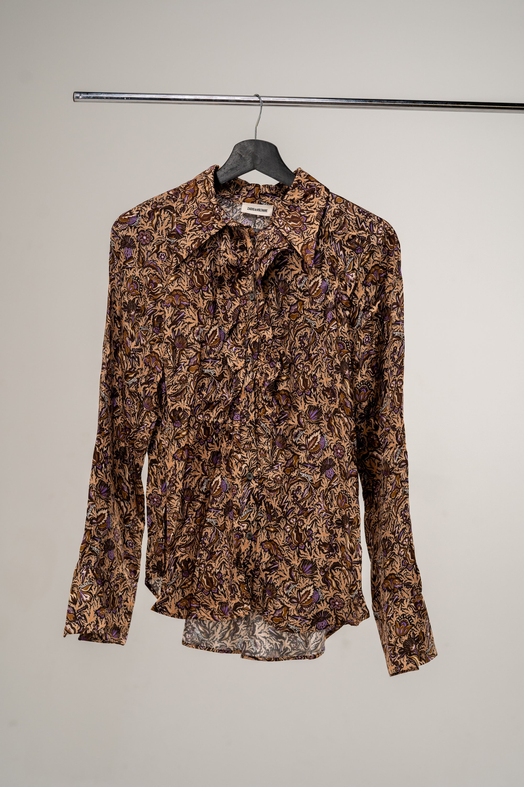 ZADIG & VOLTAIRE - Tuska Satin Thorn Shirt